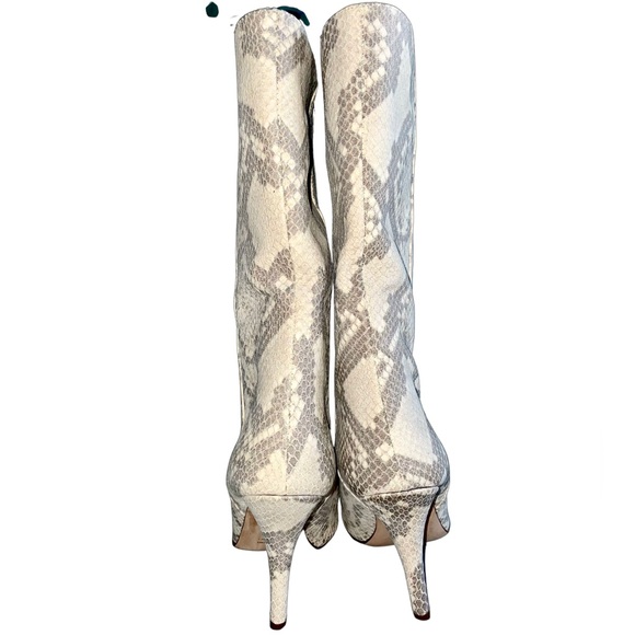 Paris texas boots in suede snakeskin - Picture 4 of 6